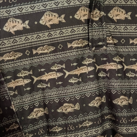 Men's Patterned Pullover Jacket - Picture 2 of 2